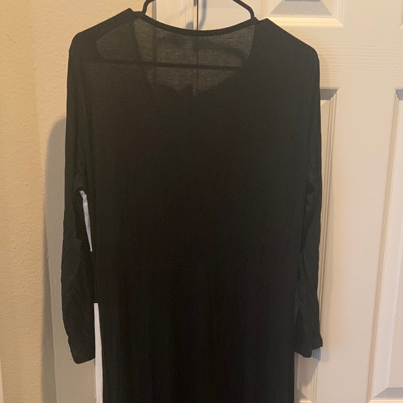 Never been worn black and white floor length dress - Picture 2 of 2